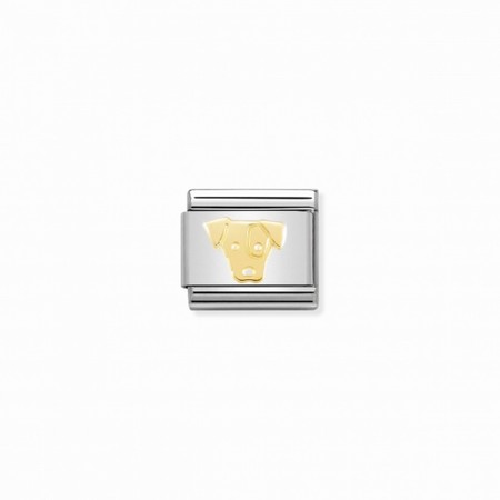 Nomination Gold Jack Russell Composable Charm